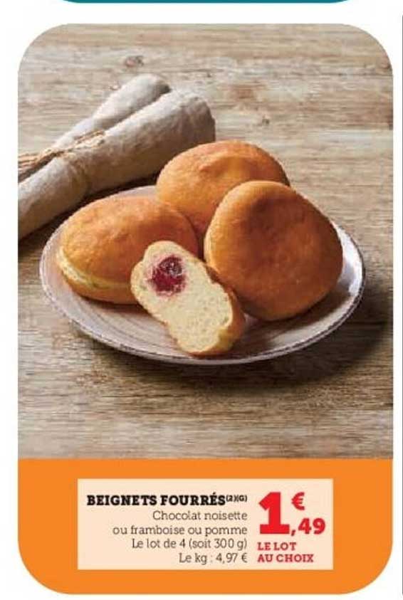 BEIGNETS FOURRÉS
