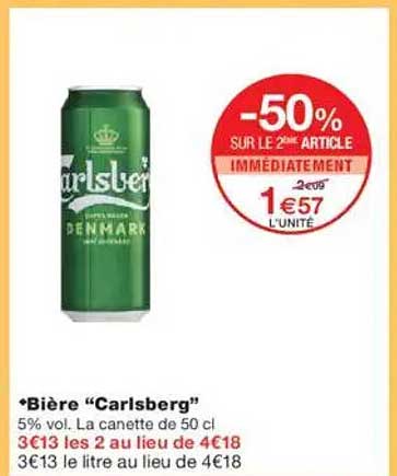 Bière “Carlsberg”
