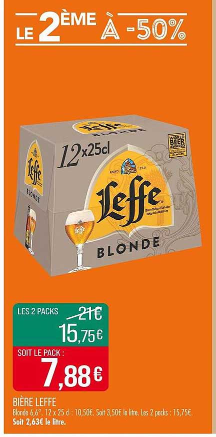 Bière Leffe Blonde
