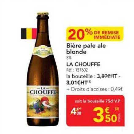 Bière pale ale blonde - LA CHOUFFE