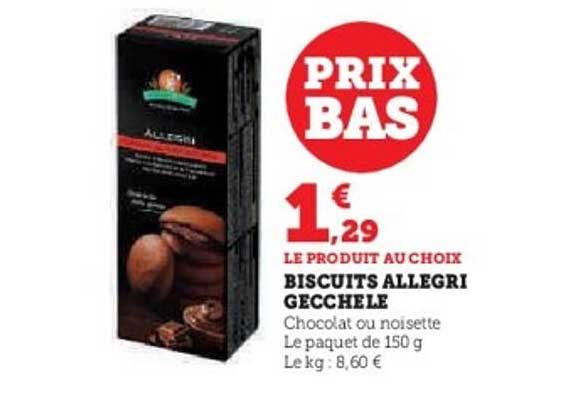 BISCUITS ALLEGRI GECCHELE