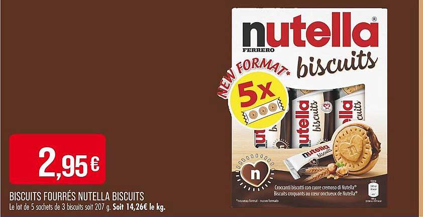 BISCUITS FOURRÉS NUTELLA BISCUITS