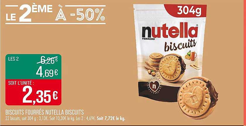 BISCUITS FOURRÉS NUTELLA BISCUITS