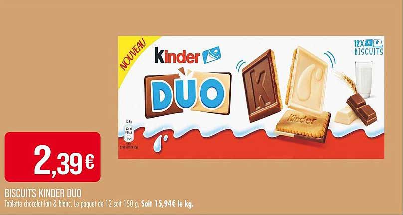 BISCUITS KINDER DUO