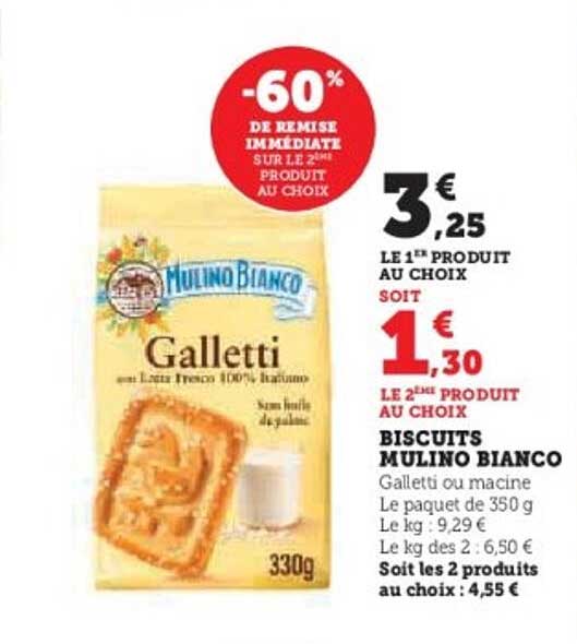 BISCUITS MULINO BIANCO