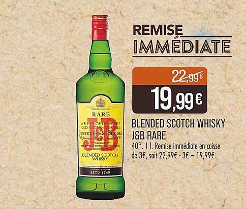 BLENDED SCOTCH WHISKY J&B RARE