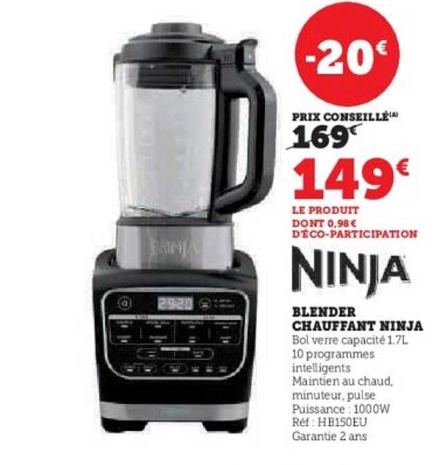 BLENDER CHAUFFANT NINJA