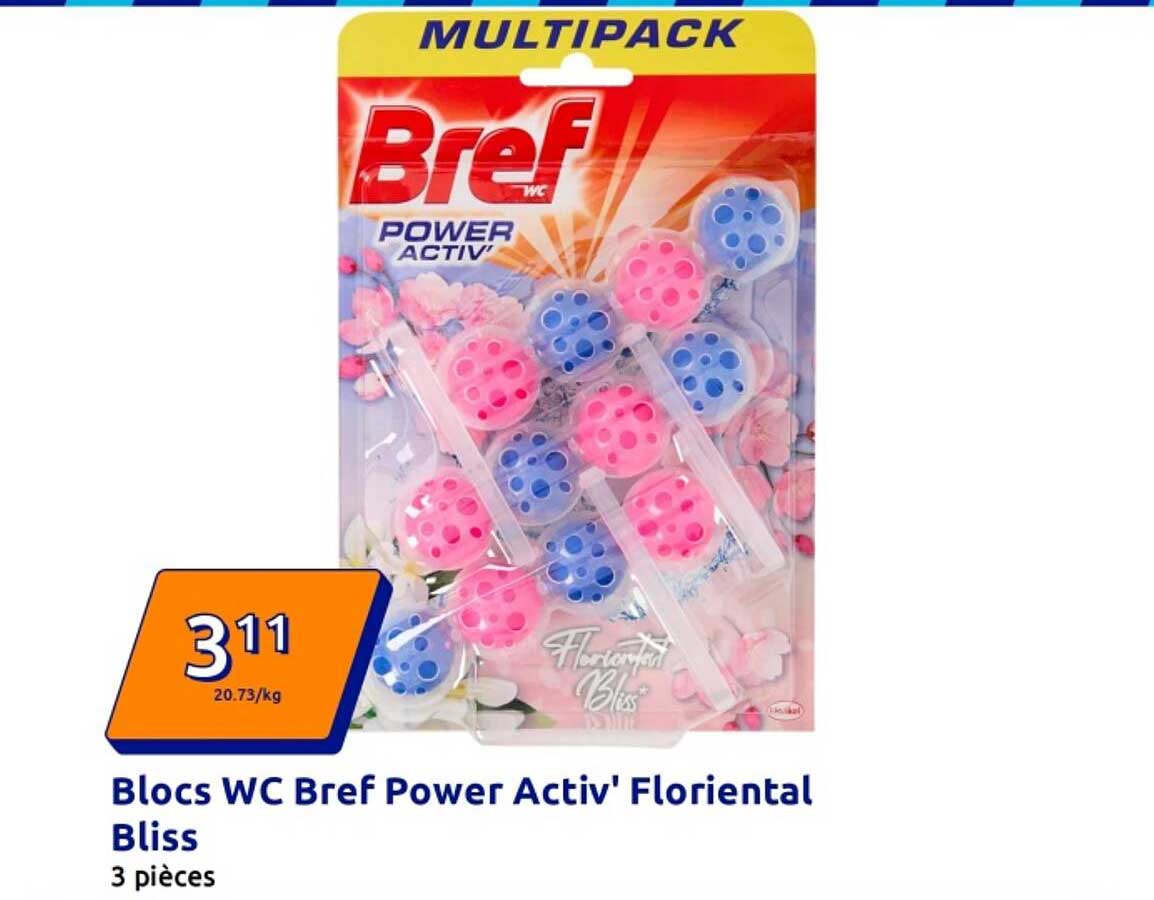 Blocs WC Bref Power Activ' Floriental Bliss
