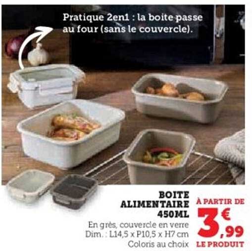 BOITE ALIMENTAIRE 450ML