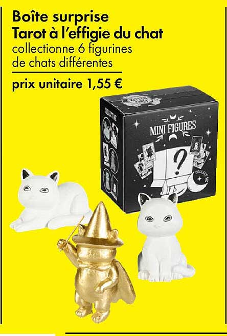 Boîte surprise Tarot à l’effigie du chat