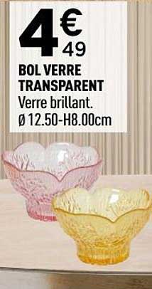 BOL VERRE TRANSPARENT