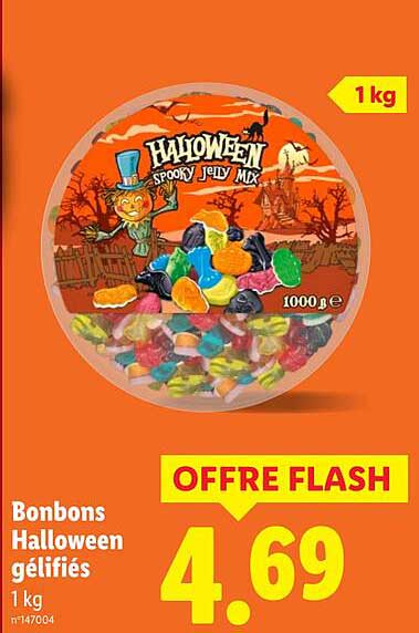 Bonbons Halloween gélifiés
