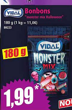 Bonbons "monster mix Halloween"
