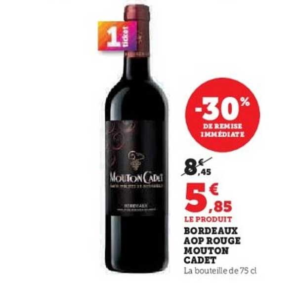 BORDEAUX AOP ROUGE MOUTON CADET
