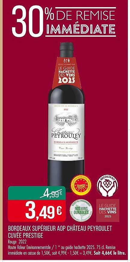 Bordeaux Supérieur AOP Château Peyroulet Cuvée Prestige