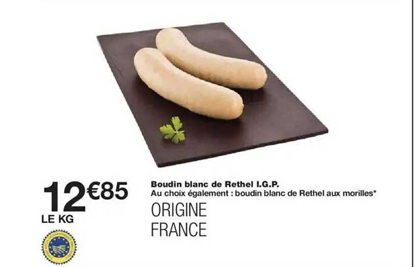 Boudin blanc de Rethel I.G.P.