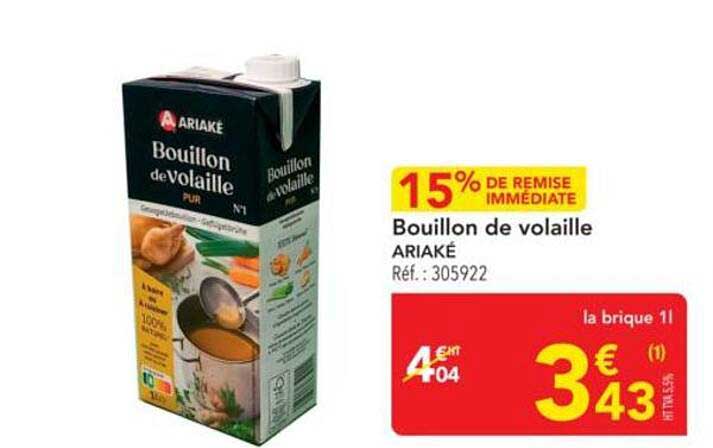 Bouillon de volaille