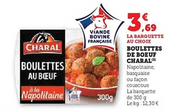 BOULETTES DE BŒUF CHARAL