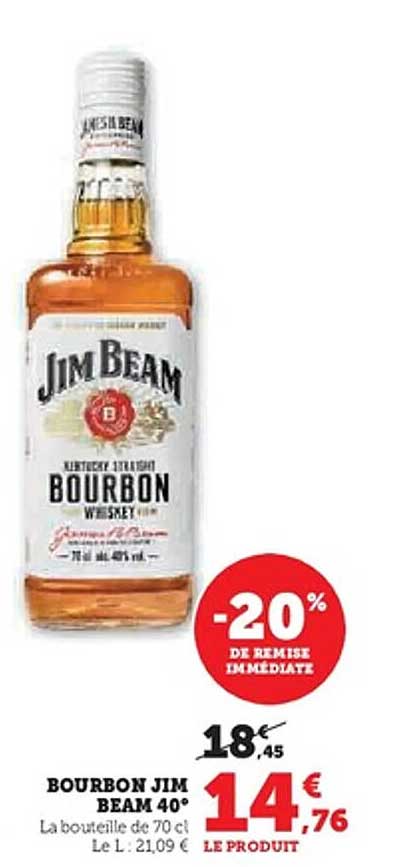 BOURBON JIM BEAM 40°