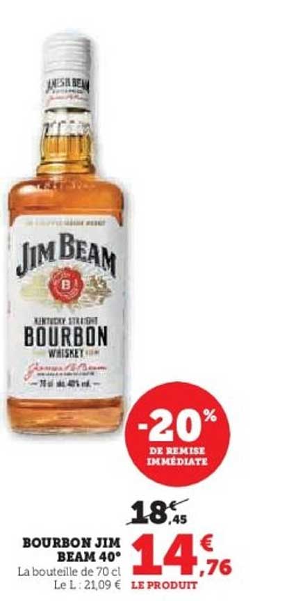 BOURBON JIM BEAM 40°