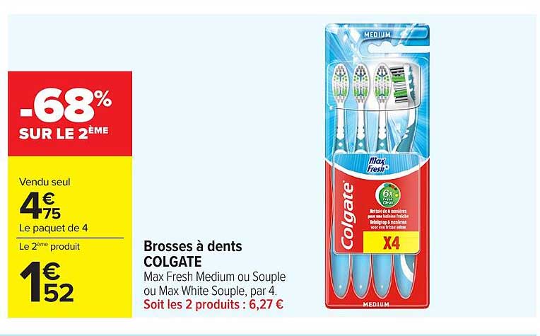 Brosses à dents COLGATE