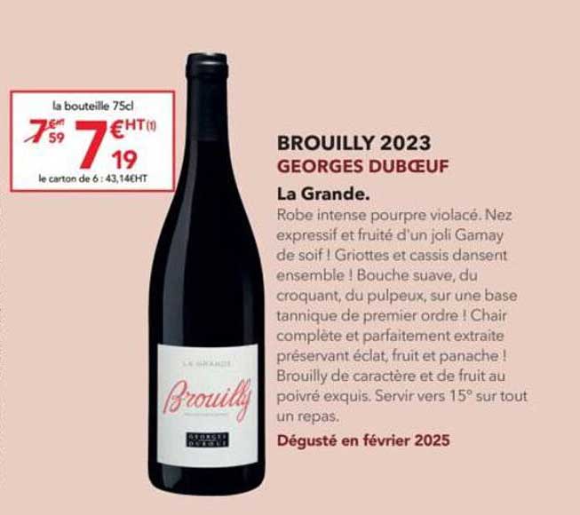 Brouilly 2023 Georges Dubœuf