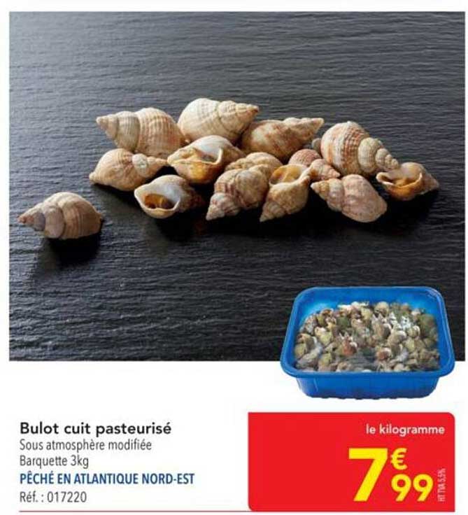 Bulot cuit pasteurisé