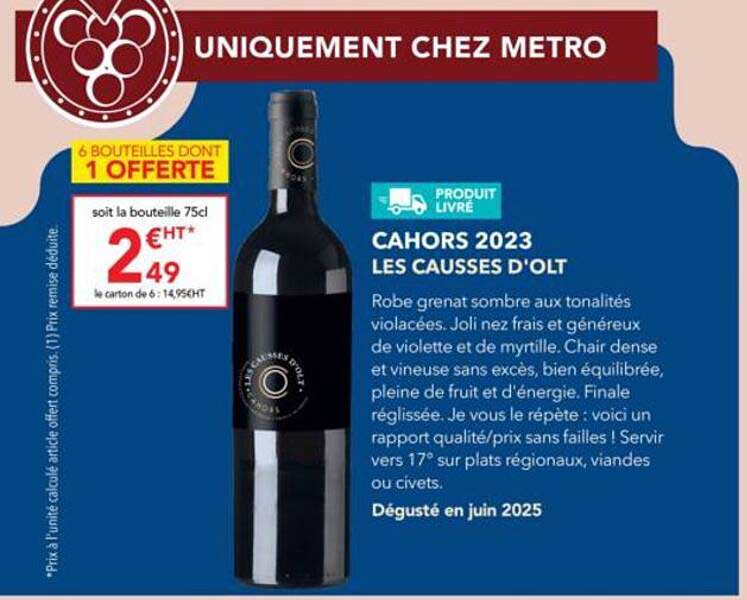 CAHORS 2023 LES CAUSSES D'OLT