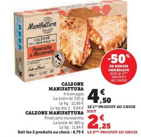 CALZONE MANIFATTURA - Prosciutto e Mozzarella