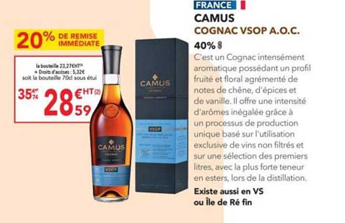 CAMUS COGNAC VSOP A.O.C.
