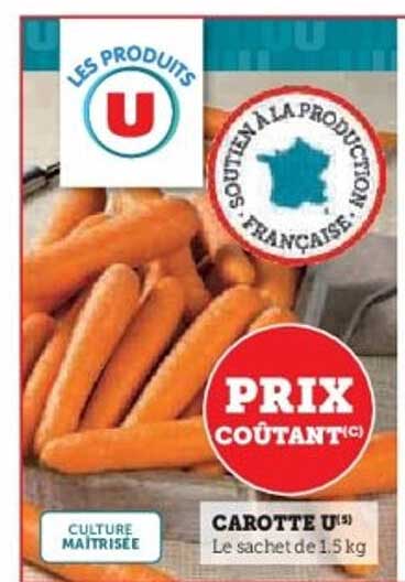 CAROTTE U(S) Le sachet de 1.5 kg