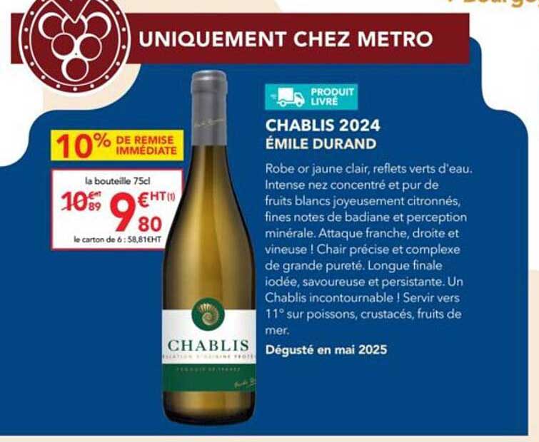 CHABLIS 2024 ÉMILIE DURAND