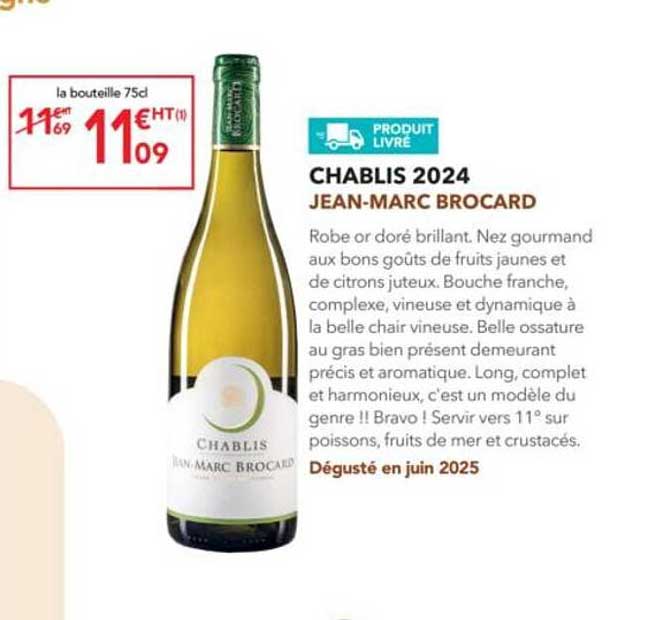CHABLIS 2024 JEAN-MARC BROCARD