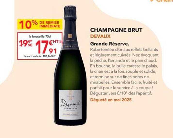 Champagne Brut Devaux Grande Réserve