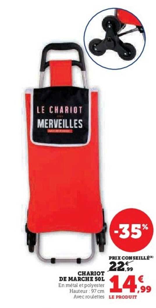 CHARIOT DE MARCHE 50L
