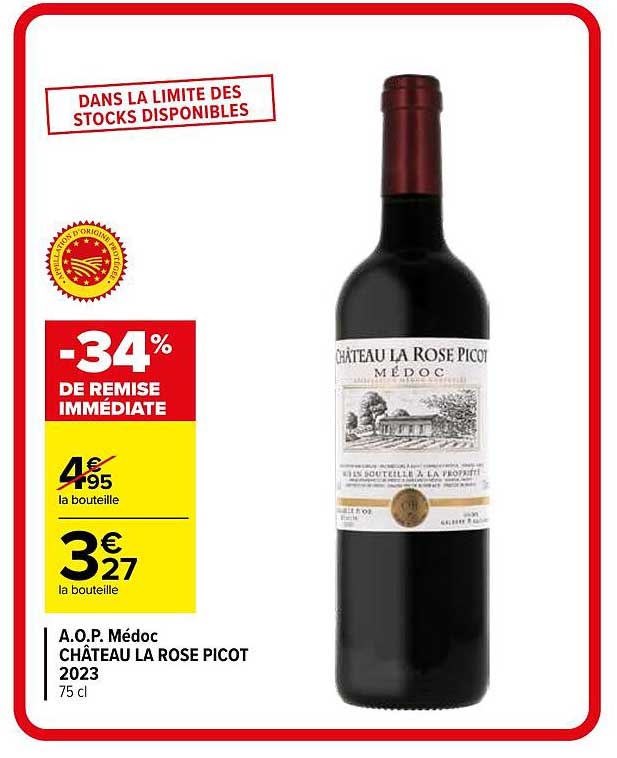 CHÂTEAU LA ROSE PICOT 2023