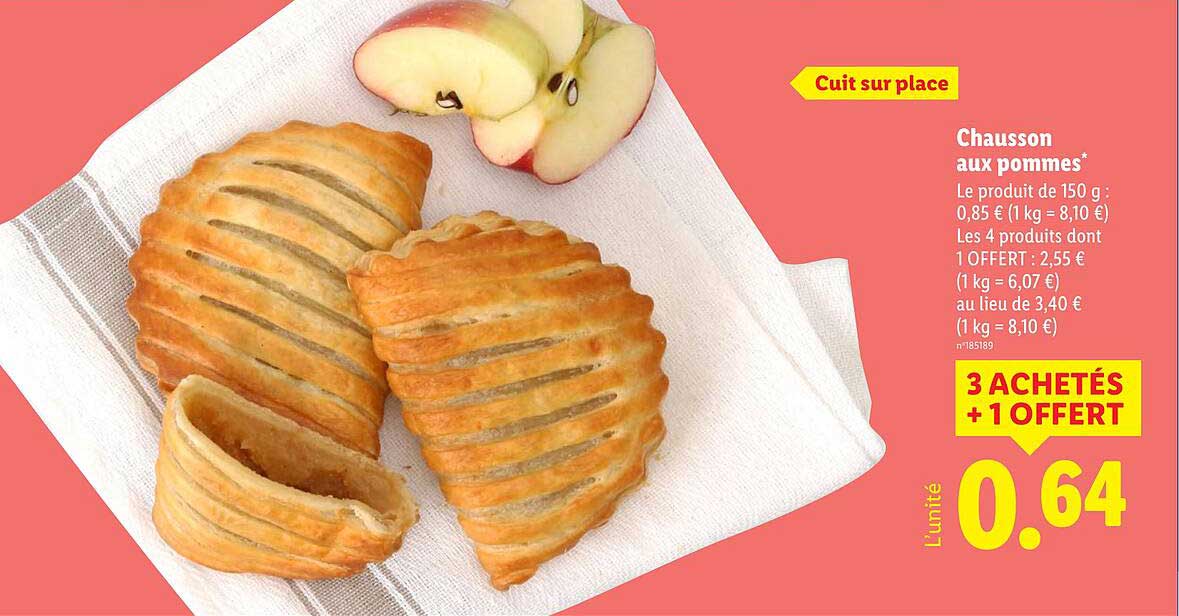 Chausson aux pommes*