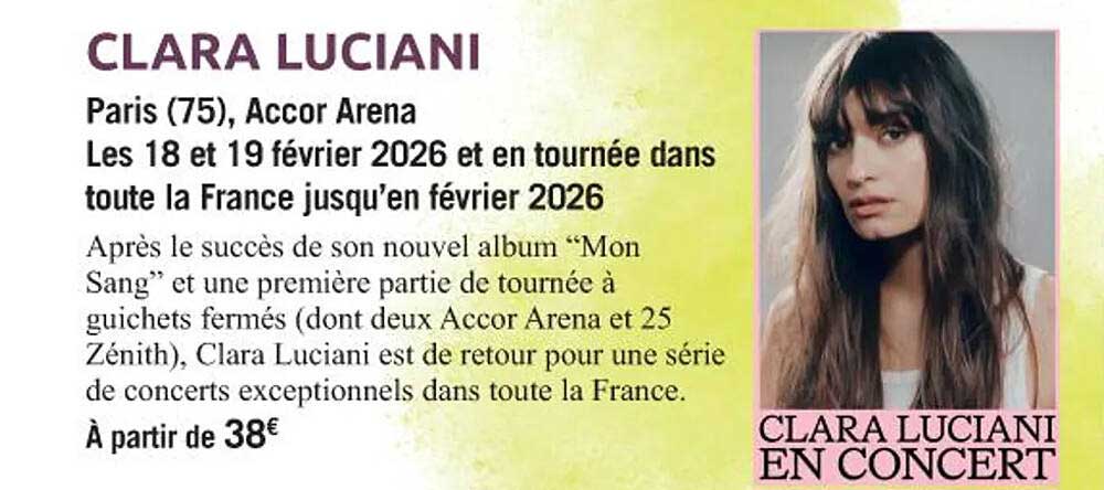 CLARA LUCIANI EN CONCERT