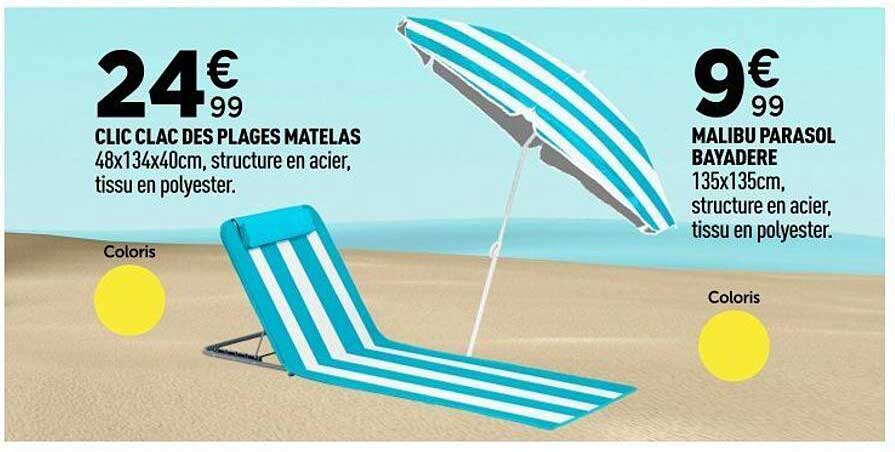 CLIC CLAC DES PLAGES MATELAS