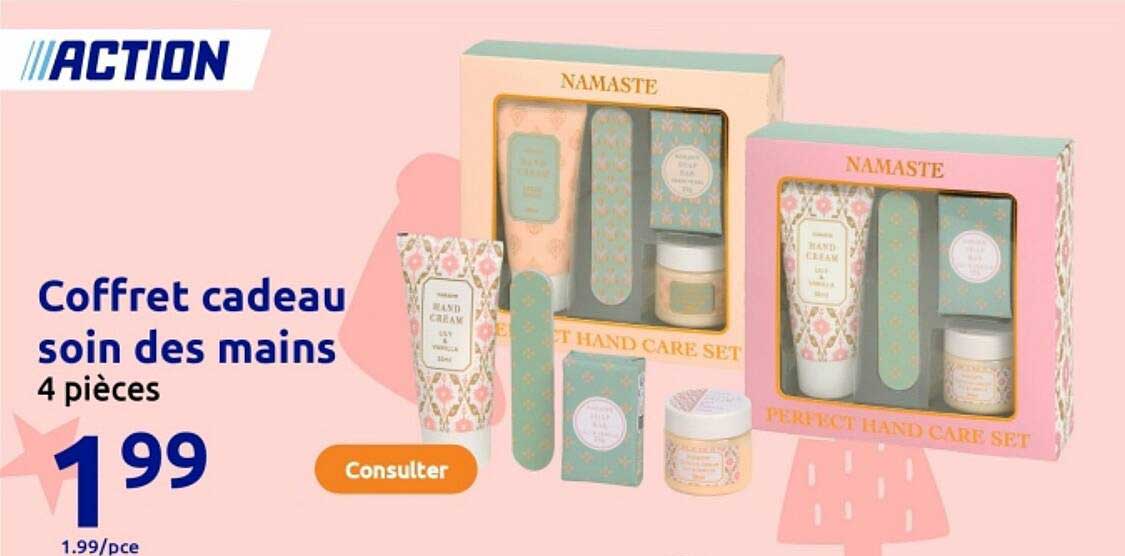 Coffret cadeau soin des mains