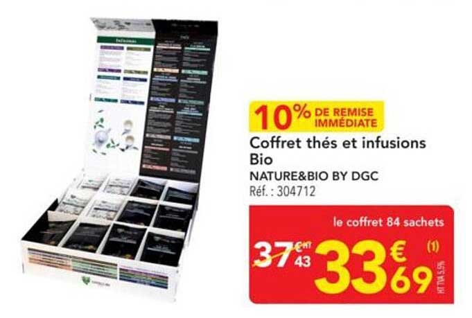 Coffret thés et infusions Bio