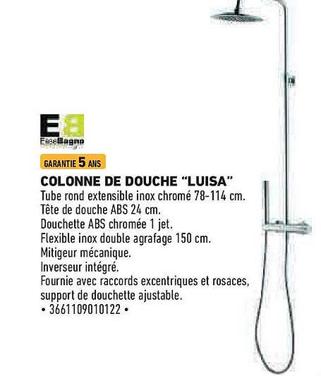 COLONNE DE DOUCHE “LUISA”