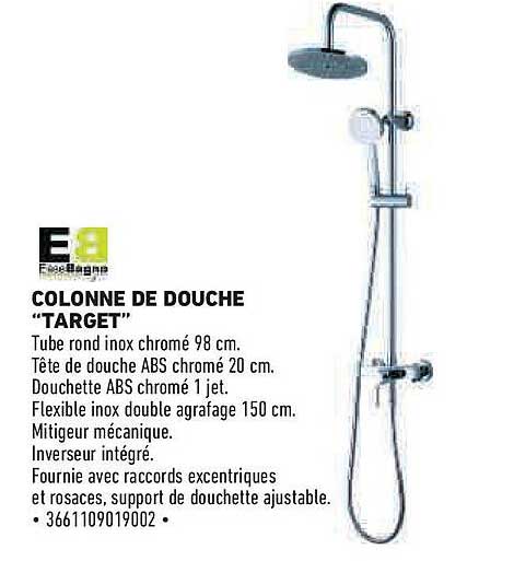 COLONNE DE DOUCHE "TARGET"
