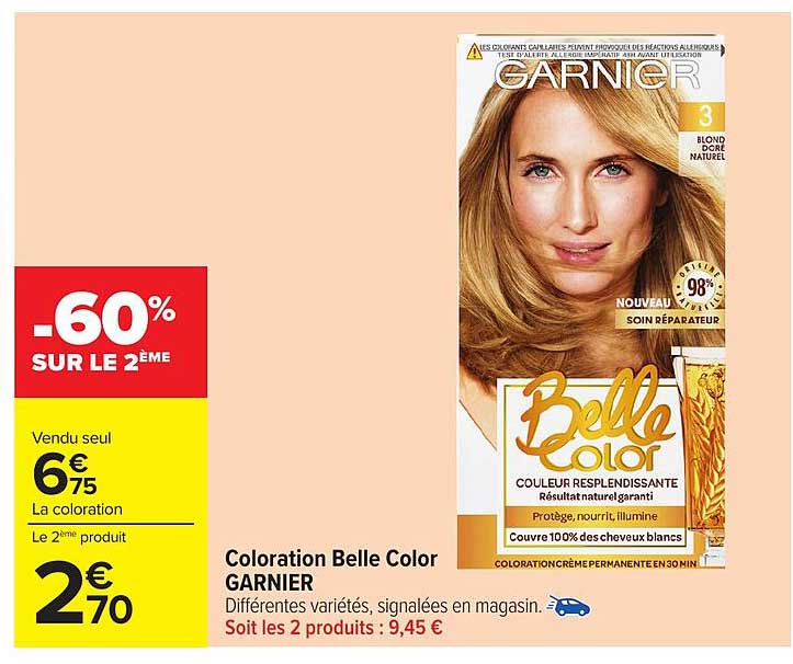 Coloration Belle Color GARNIER