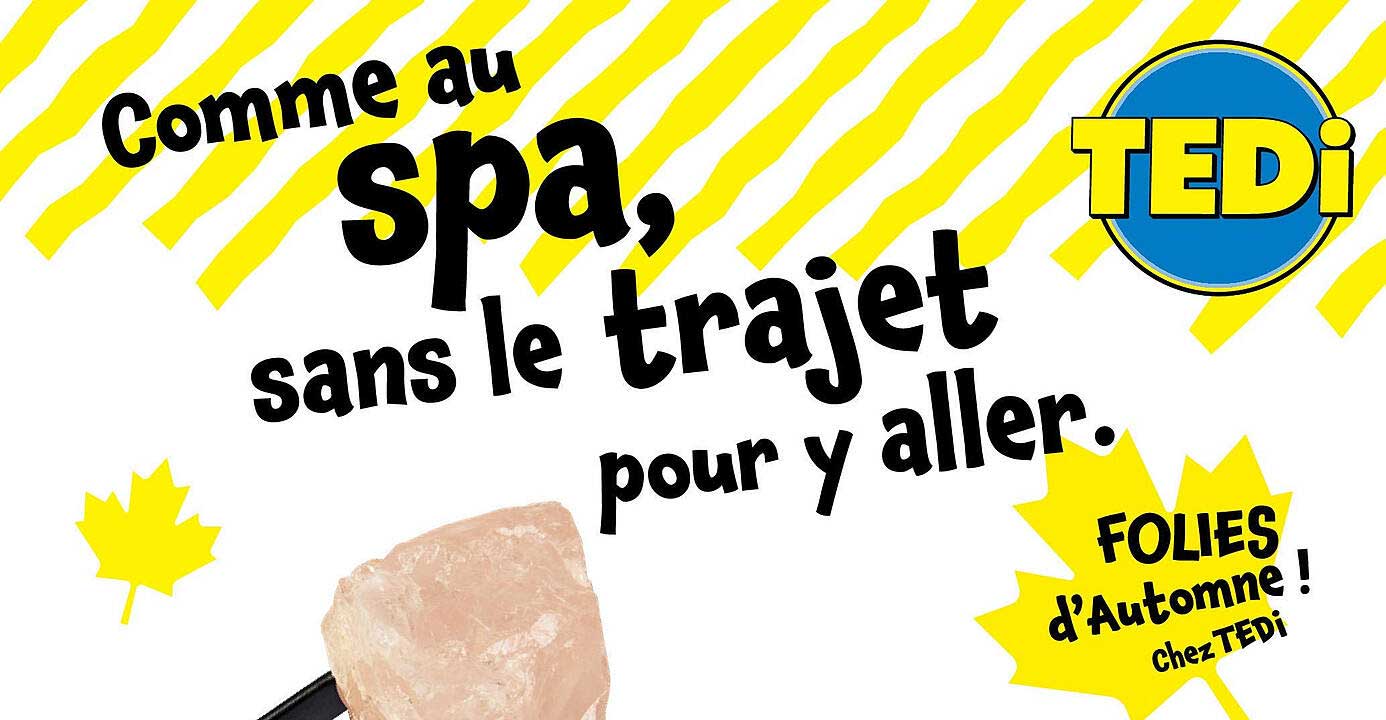 Comme au spa, sans le trajet pour y aller.