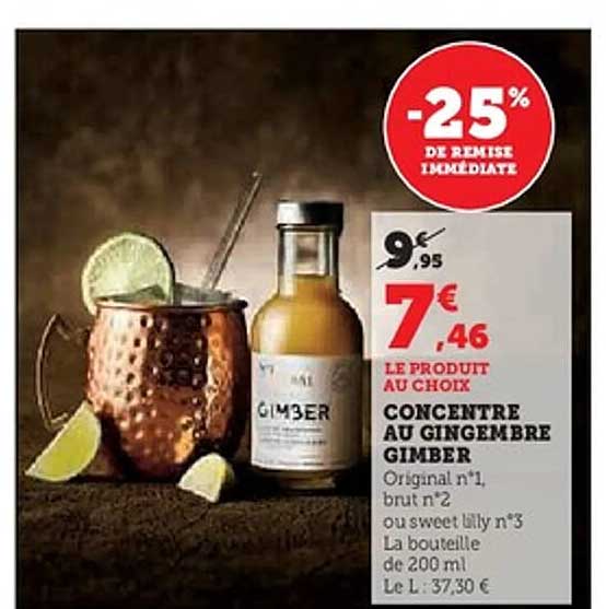 CONCENTRE AU GINGEMBRE GIMBER