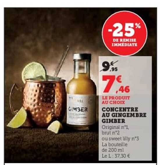 CONCENTRE AU GINGEMBRE GIMBER