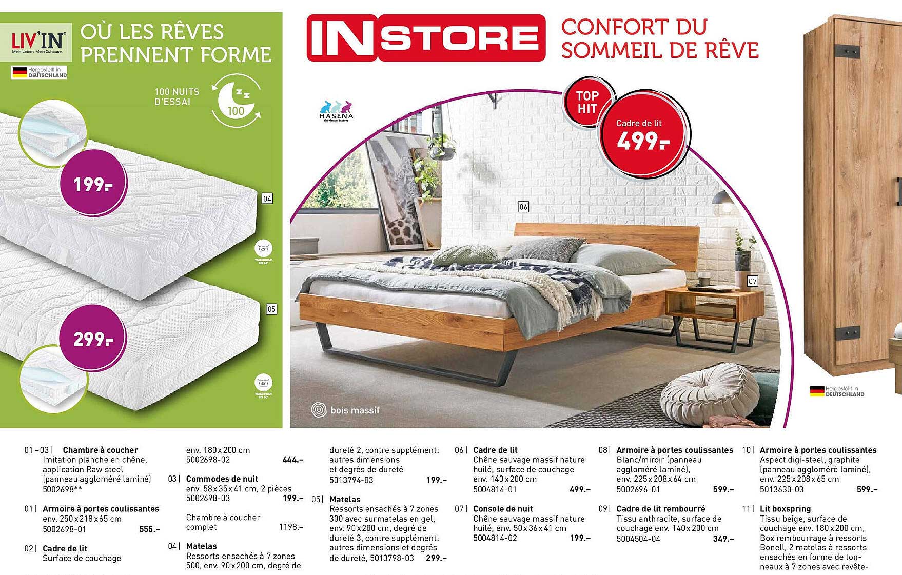 Confort du sommeil de rêve