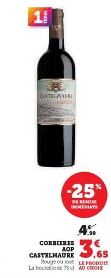 CORBIÈRES AOP CASTELMAURE
