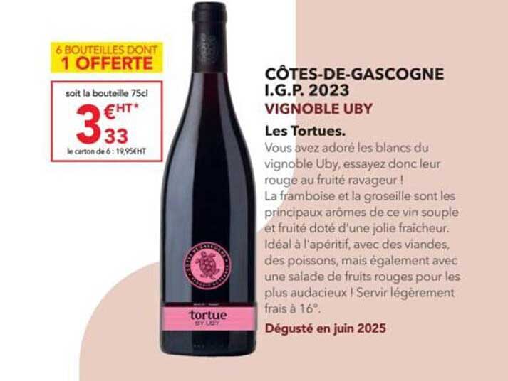 CÔTES-DE-GASCOGNE I.G.P. 2023 VIGNOBLE UBY